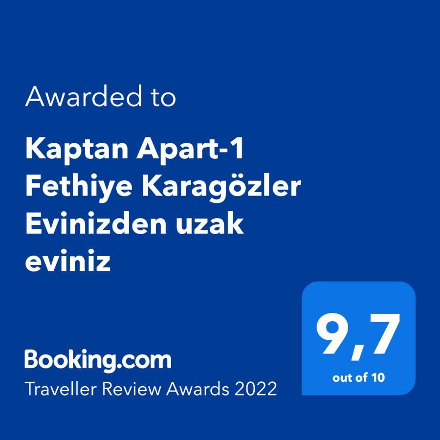 Apartmán Kaptan Apart-1 Fethiye Karagozler Evinizden Uzak Eviniz Exteriér fotografie